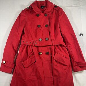 Asos Design Coats And Jackets Red Womens Size Us 6